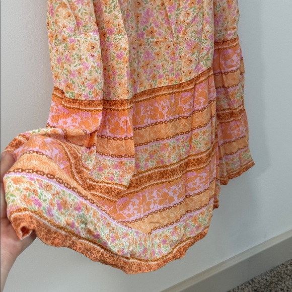 Billabong Billabong Wish For You Dress Orange and Pink Strappy Dress - Picture 7 of 12